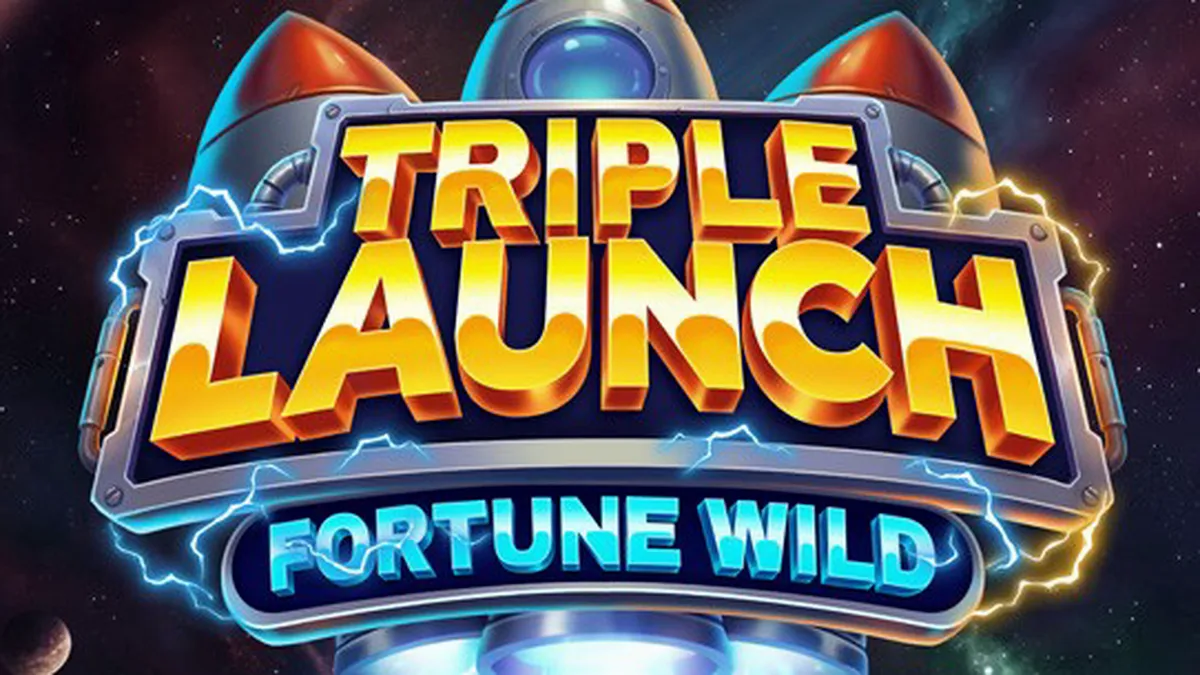 Interface de jogo do slot Triple Launch Fortune Wild com elementos futuristas e mecânicas de células de combustível.